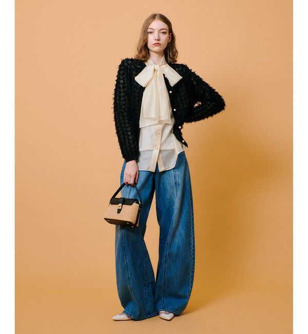 allureville「オーガンザボウブラウス」|シャツ・ブラウス|