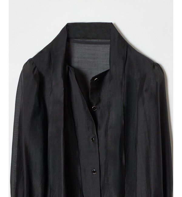 allureville「オーガンザボウブラウス」|シャツ・ブラウス|