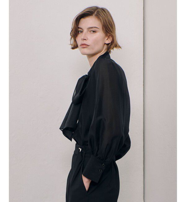 allureville「オーガンザボウブラウス」|シャツ・ブラウス|