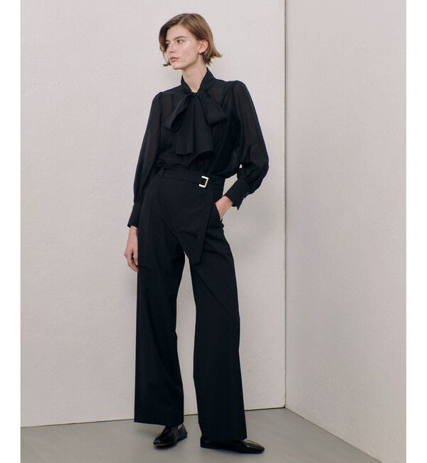 allureville「オーガンザボウブラウス」|シャツ・ブラウス|