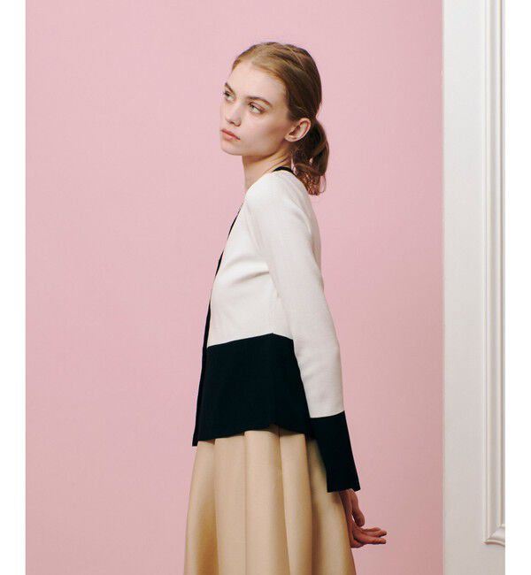 LOULOU WILLOUGHBY「【LOULOU WILLOUGHBY】ウエストキリカエカーディガン」|カーディガン|