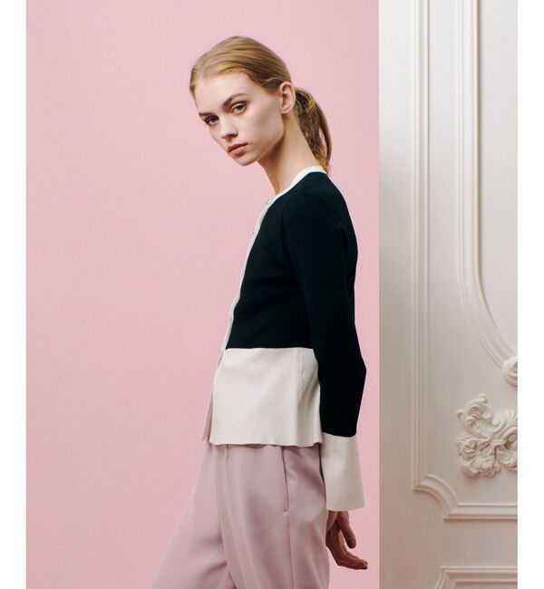 LOULOU WILLOUGHBY「【LOULOU WILLOUGHBY】ウエストキリカエカーディガン」|カーディガン|