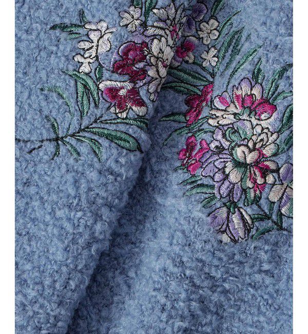 LOULOU WILLOUGHBY「【LOULOU WILLOUGHBY】フラワーズエンブロイダリーカーディガン」|カーディガン|