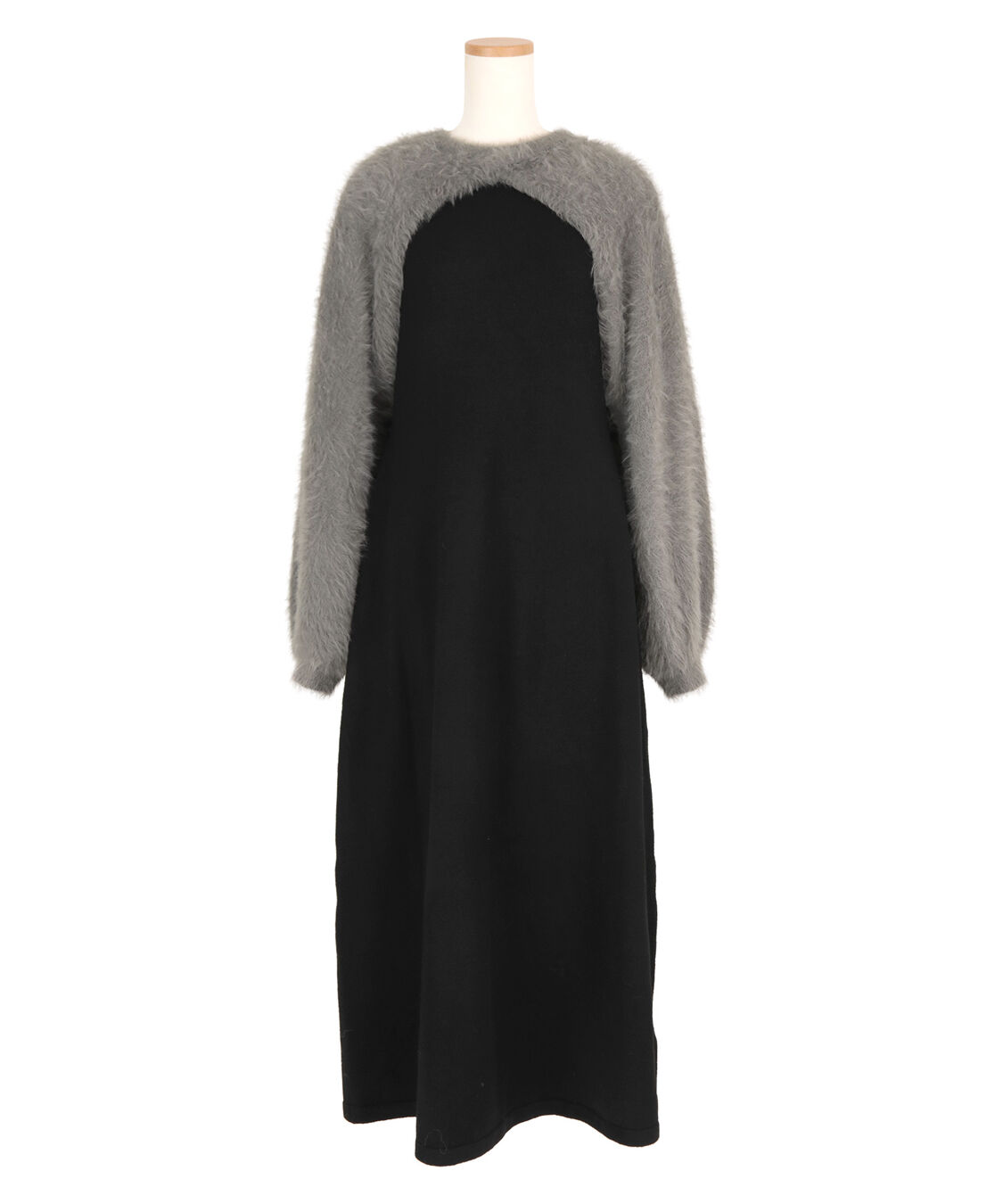 titivate「【sakiさんA/Wコラボ】シャギーニットセットワンピース」|ワンピース|