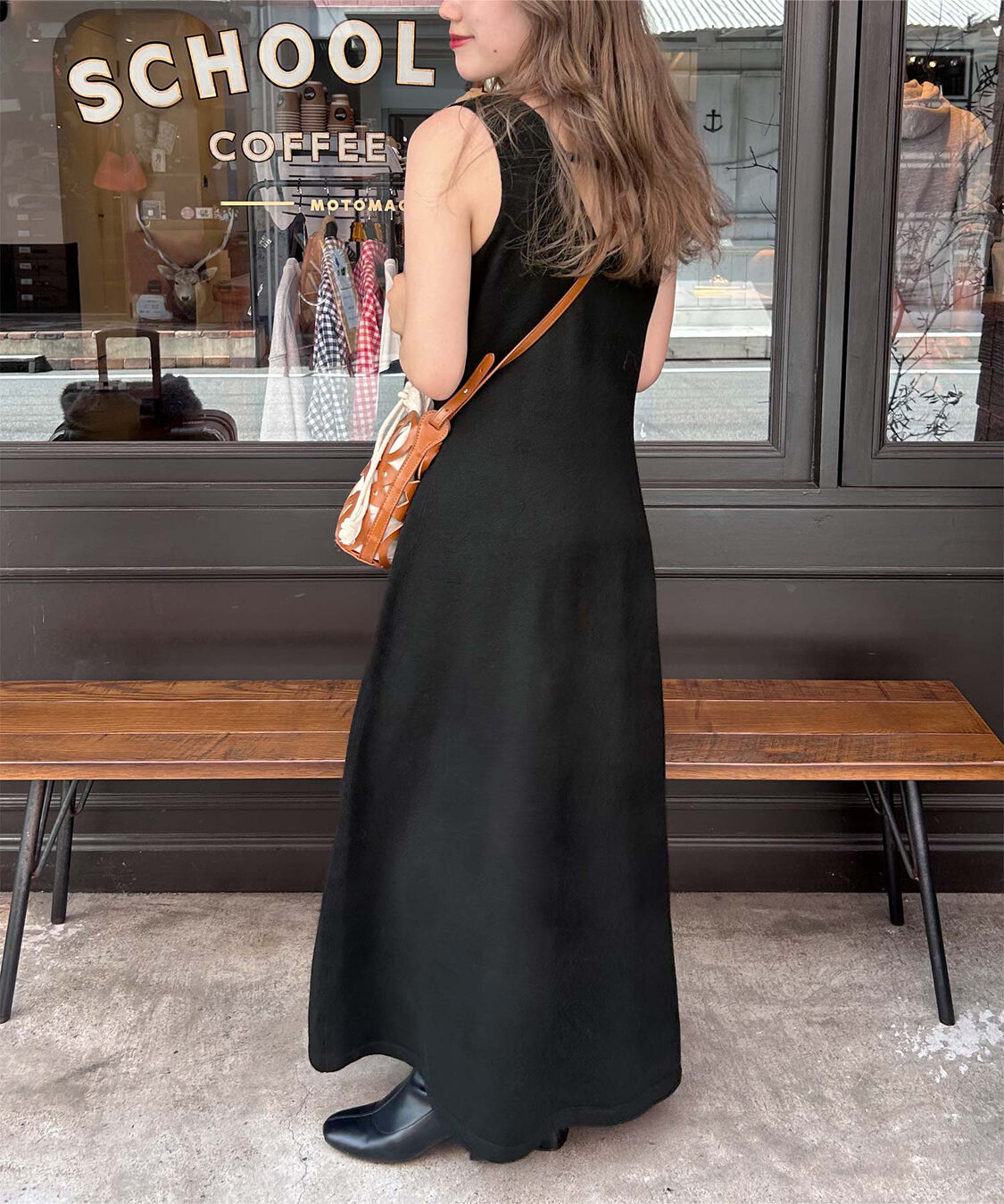 titivate「【sakiさんA/Wコラボ】シャギーニットセットワンピース」|ワンピース|