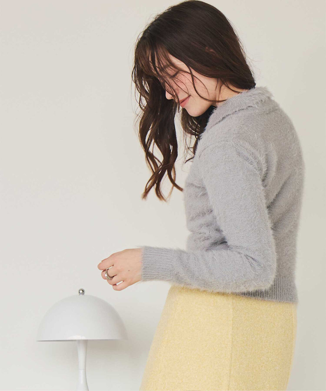 titivate「ポロ襟シャギーニット」|ニット・セーター|