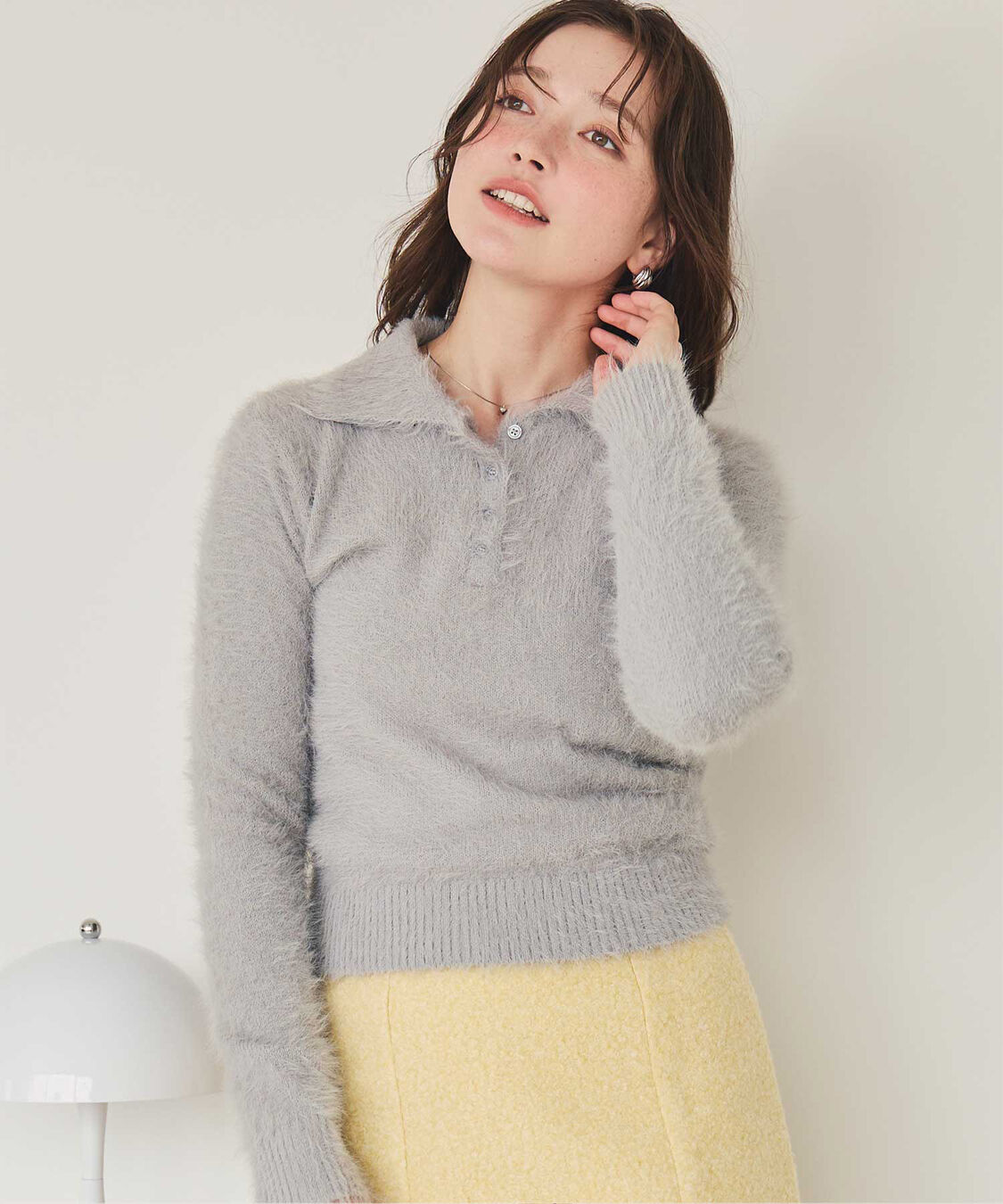 titivate「ポロ襟シャギーニット」|ニット・セーター|