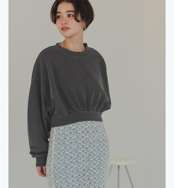 titivate「ピグメント裏毛カットソースウェット」|Tシャツ・カットソー|