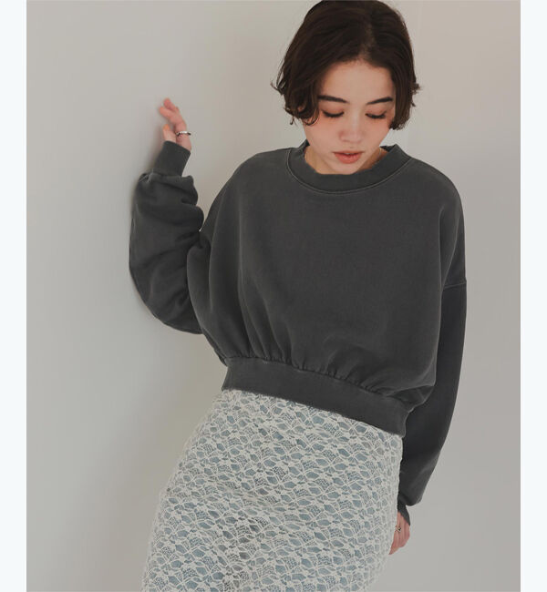 titivate「ピグメント裏毛カットソースウェット」|Tシャツ・カットソー|