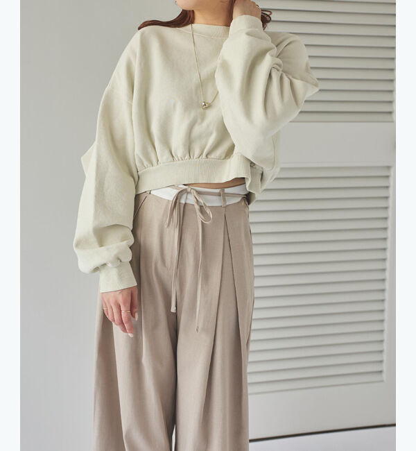 titivate「ピグメント裏毛カットソースウェット」|Tシャツ・カットソー|