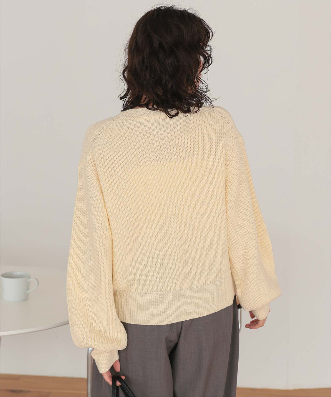 titivate「ポケット付きパールボタンニットカーディガン」|カーディガン|