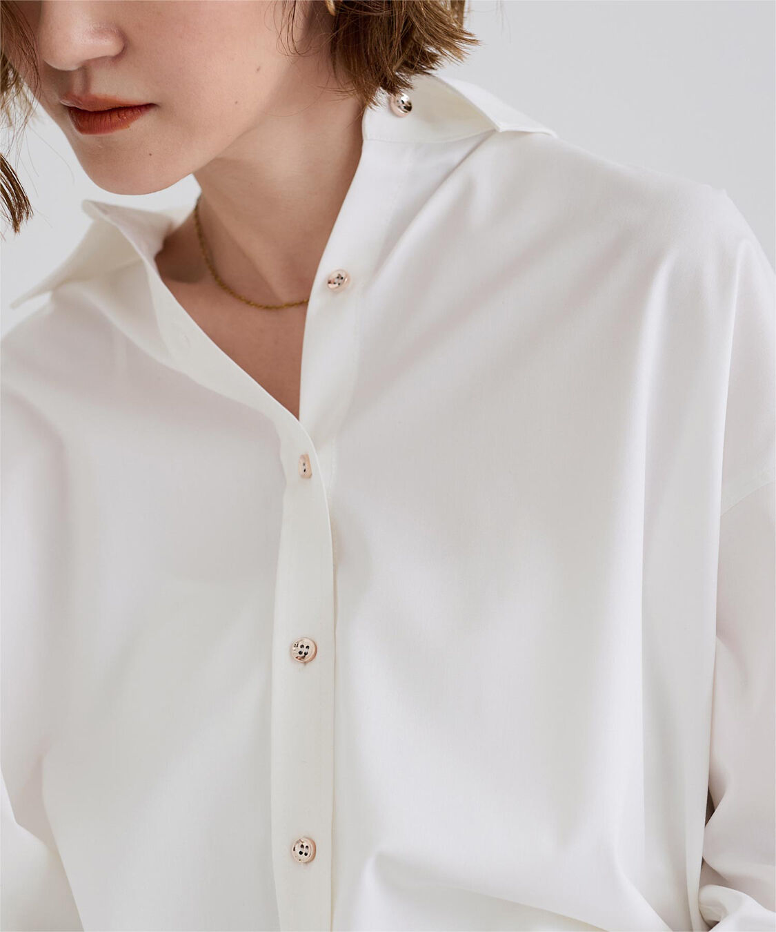 ur's「サテンライクオーバーシャツ」|シャツ・ブラウス|