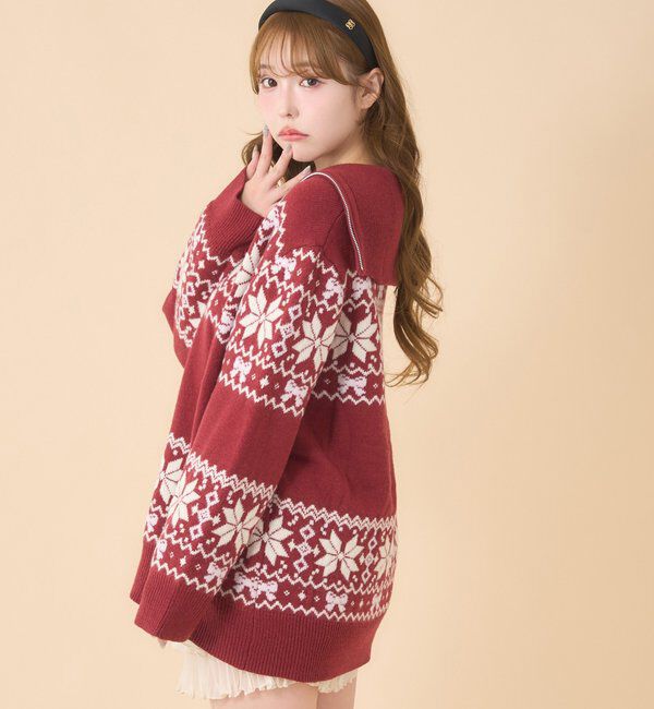  「ノルディック柄ニット」|ニット・セーター|