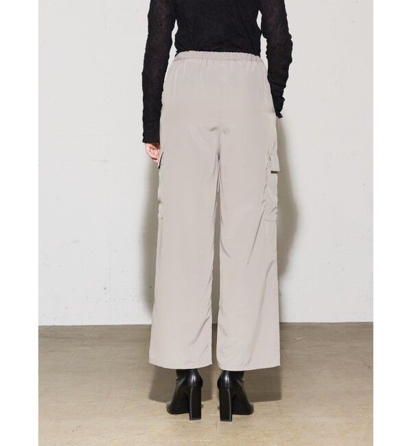 MIDIUMISOLID「MIDIUMISOLID for Ladies ワークイージーパンツ」|カーゴ|