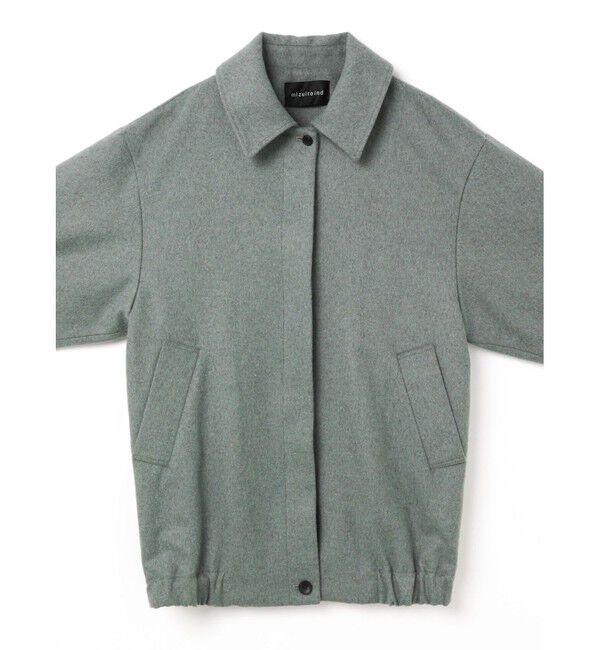 mizuiro ind「mizuiro ind ウールハリントンジャケット」|その他|