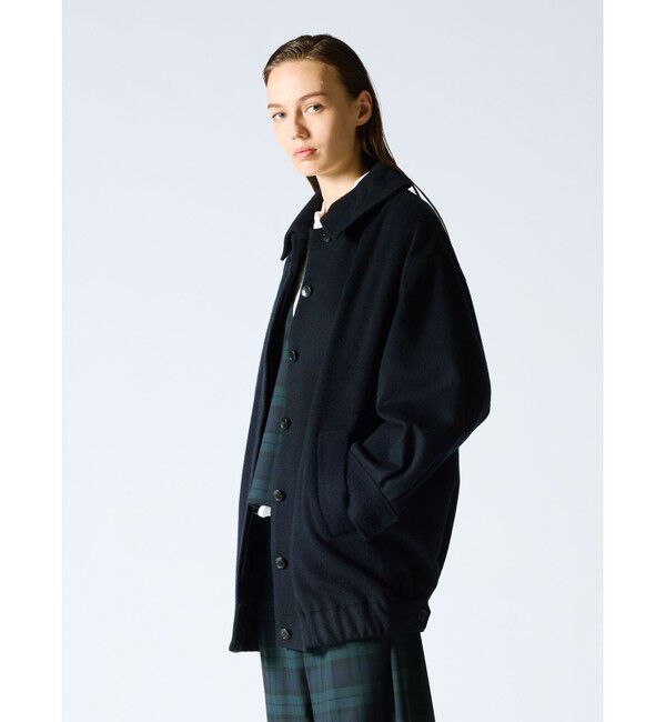 mizuiro ind「mizuiro ind ウールハリントンジャケット」|その他|