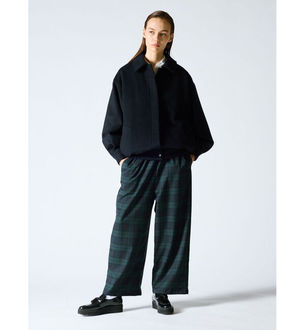 mizuiro ind「mizuiro ind ウールハリントンジャケット」|その他|