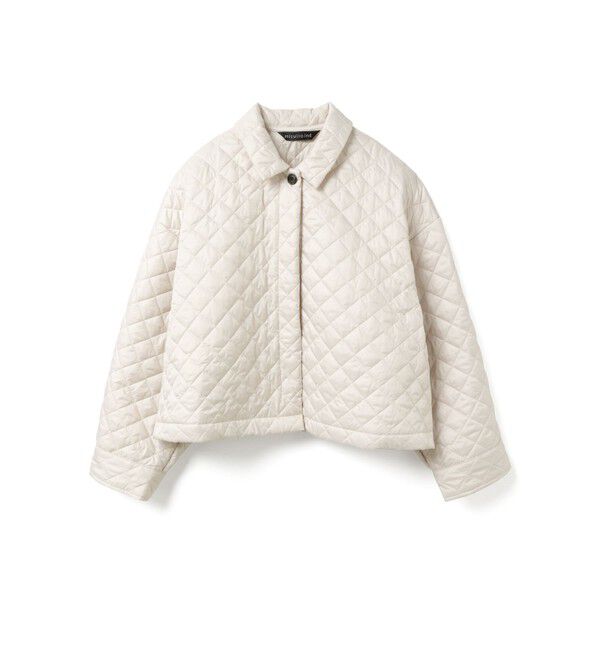 mizuiro ind「mizuiro ind キルティングショートブルゾン」|その他|アイボリー