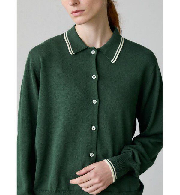 MidiUmi「MidiUmi ポロニットカーディガン」|カーディガン|