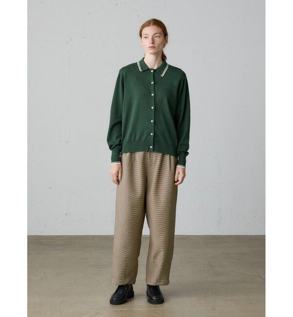 MidiUmi「MidiUmi ポロニットカーディガン」|カーディガン|