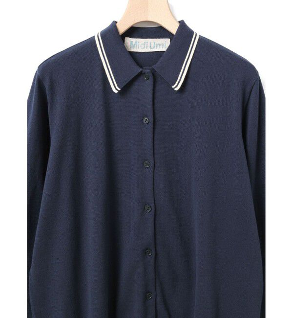 MidiUmi「MidiUmi ポロニットカーディガン」|カーディガン|