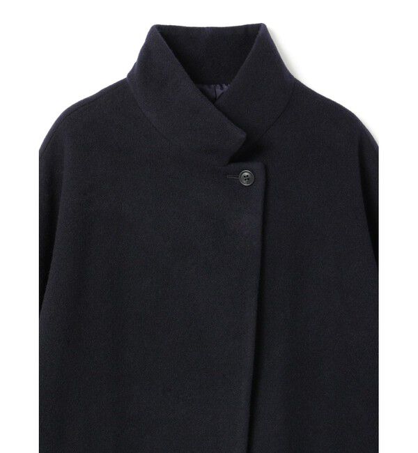 mizuiro ind「mizuiro ind ウールブレンドスタンドカラーコート」|その他|