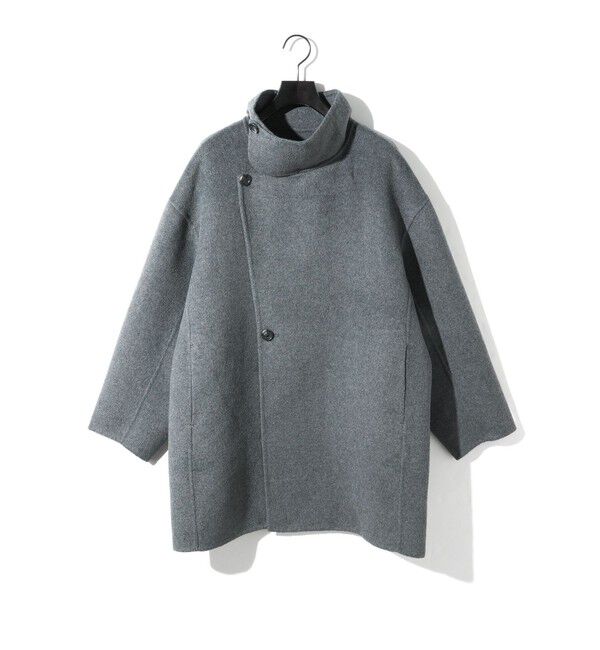 MIDIUMISOLID「MIDIUMISOLID for Ladies スタンドリバーコート」|その他|グレー