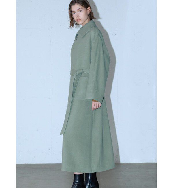 MIDIUMISOLID「MIDIUMISOLID ベルト付きロングコート」|その他|