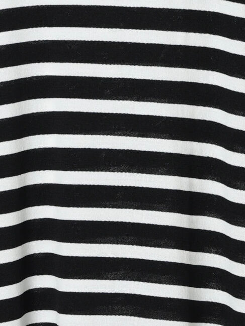 Lugnoncure「【接触冷感】無地/ボーダー7分袖ニット」|ニット・セーター|