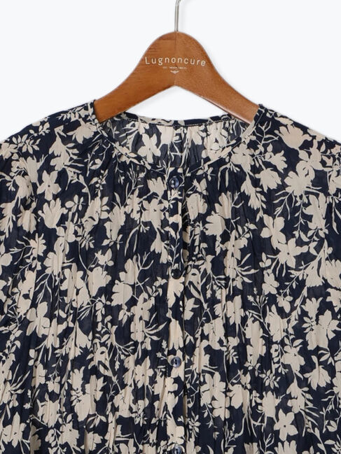 Lugnoncure「ボタニカル柄シワ加工ワンピース《2025spring catalog item》」|ワンピース|