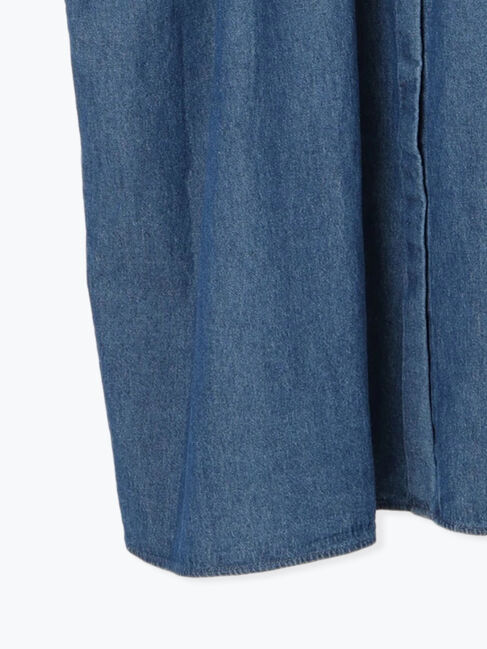 Samansa Mos2「デニムバンドカラーワンピース ≪S/Mサイズ≫」|ワンピース|