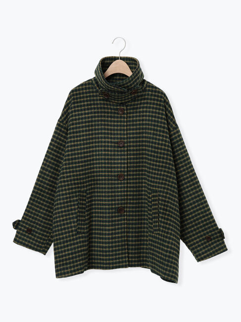 Samansa Mos2「シャギーチェックコート」|その他|