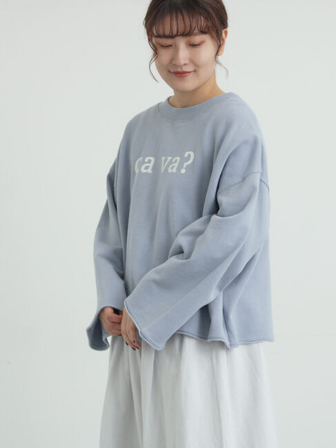 Samansa Mos2「シンプルロゴアソート裏起毛スウェット」|Tシャツ・カットソー|