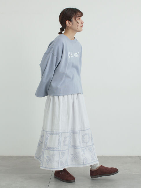 Samansa Mos2「シンプルロゴアソート裏起毛スウェット」|Tシャツ・カットソー|