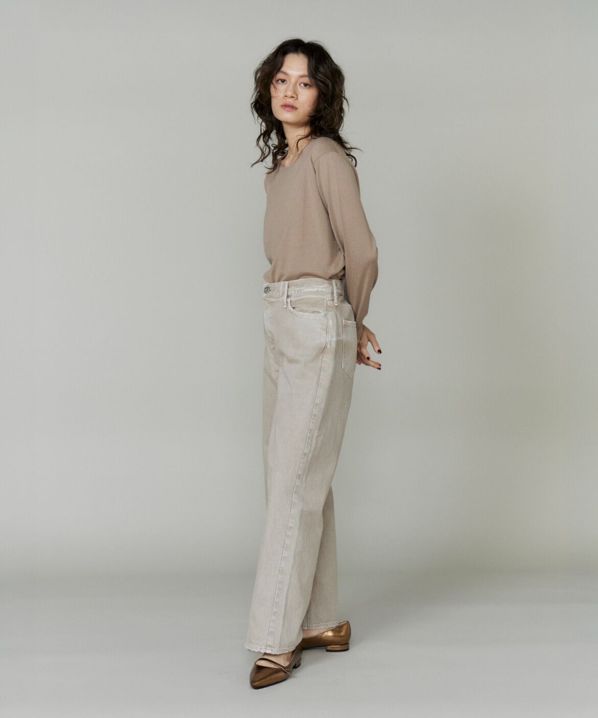 INED「クルーネックプルオーバー」|ニット・セーター|