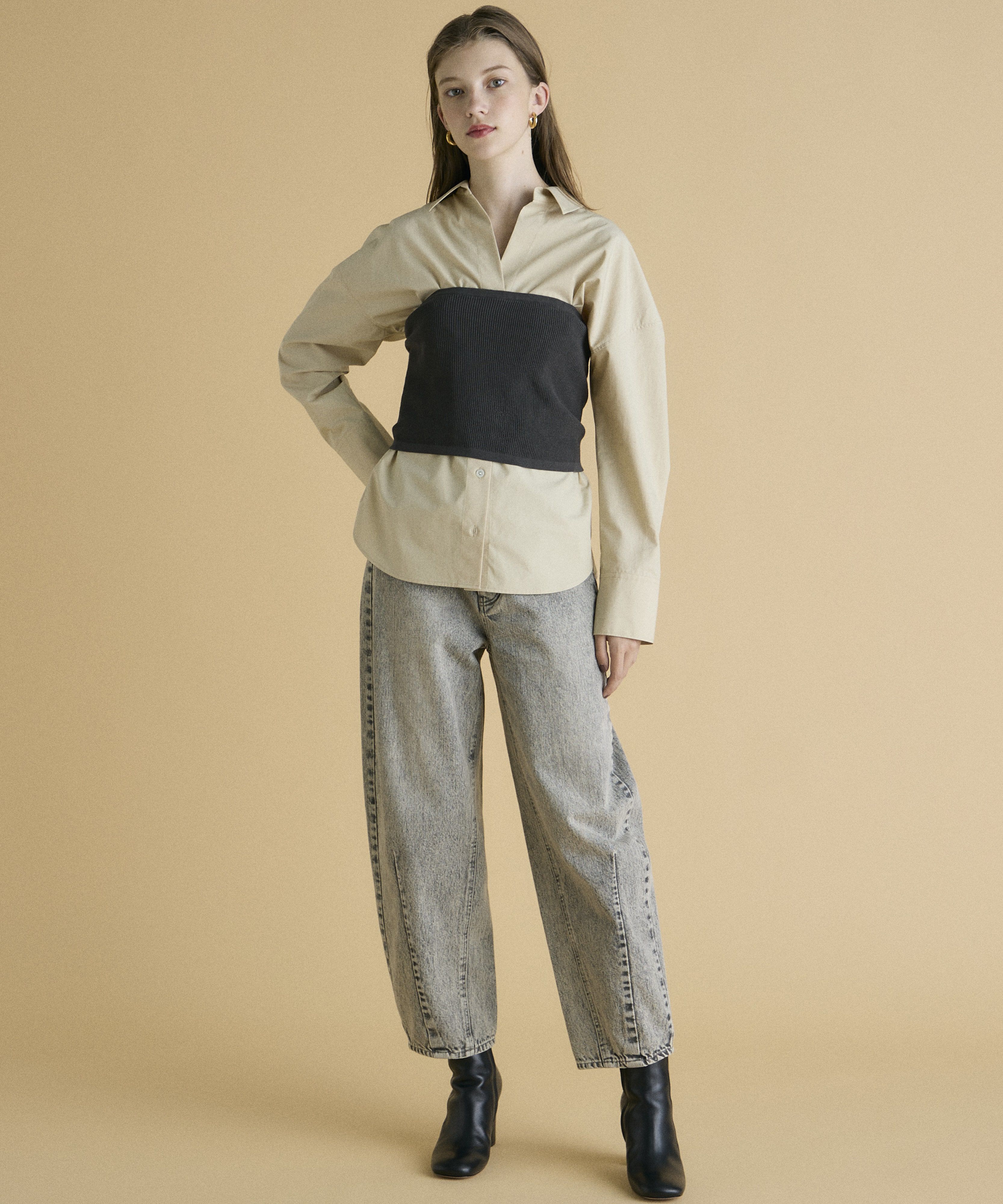 INED「《INED CLARO》ニットビスチェ」|ニット・セーター|