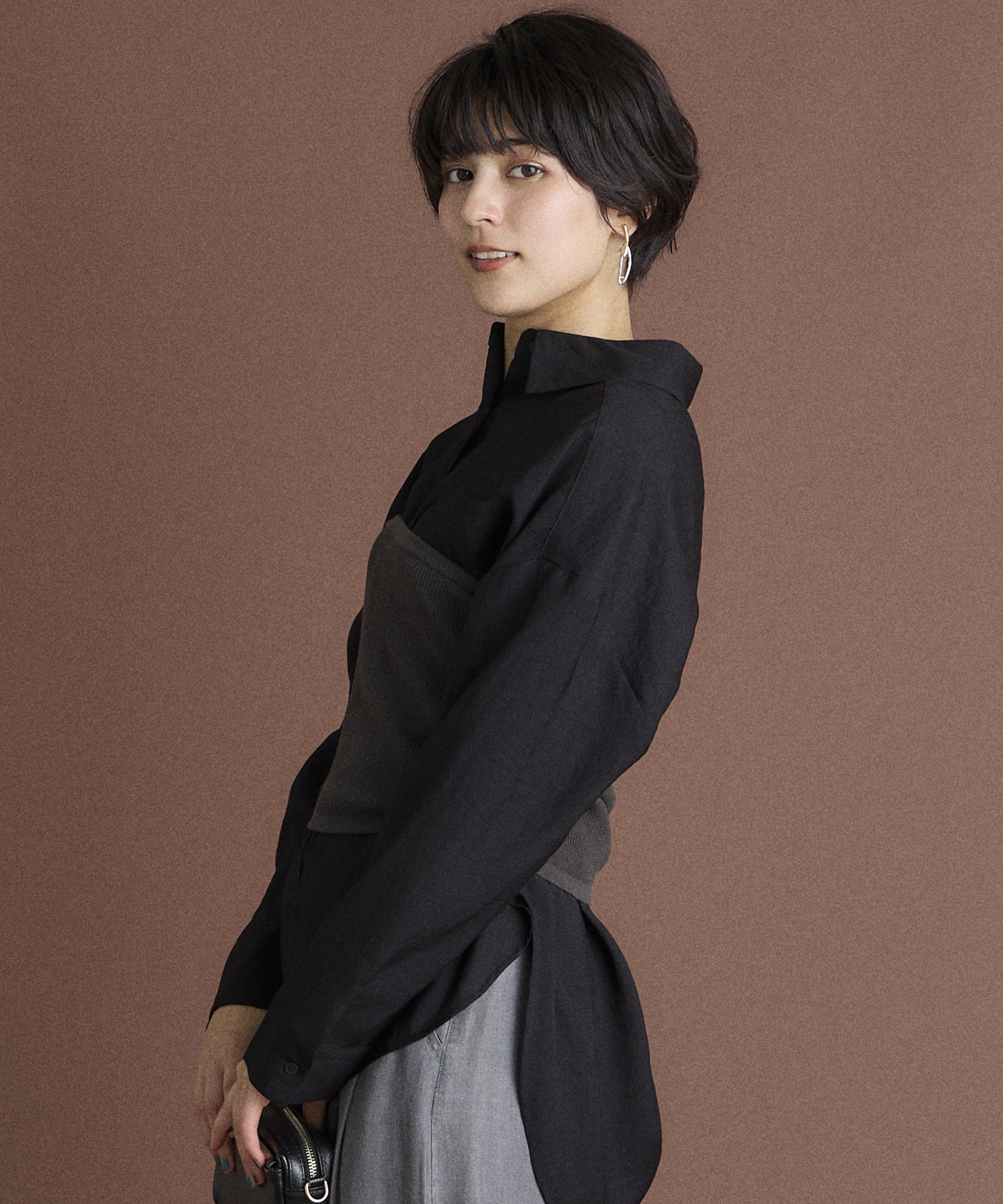 INED「《INED CLARO》ニットビスチェ」|ニット・セーター|