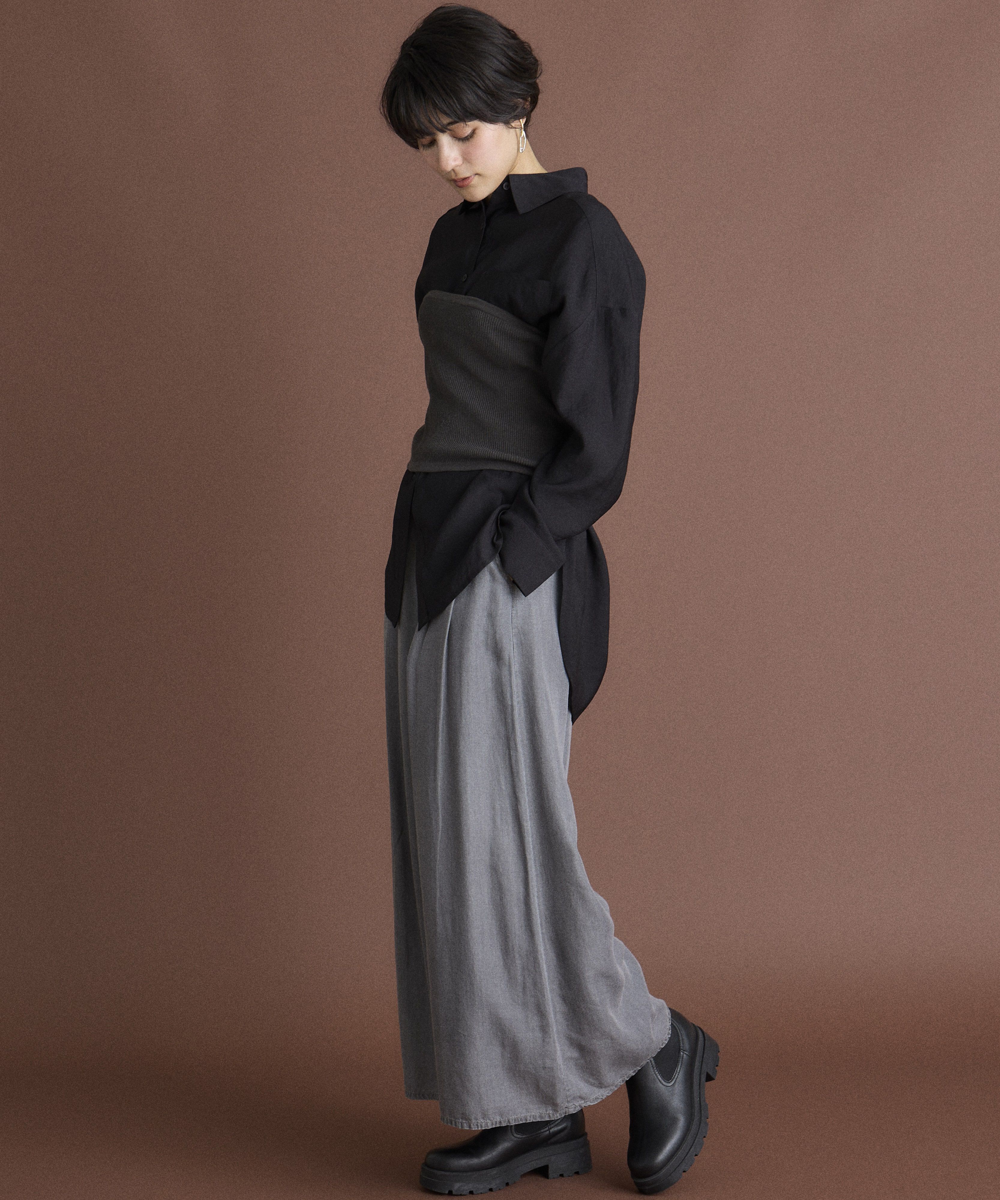 INED「《INED CLARO》ニットビスチェ」|ニット・セーター|