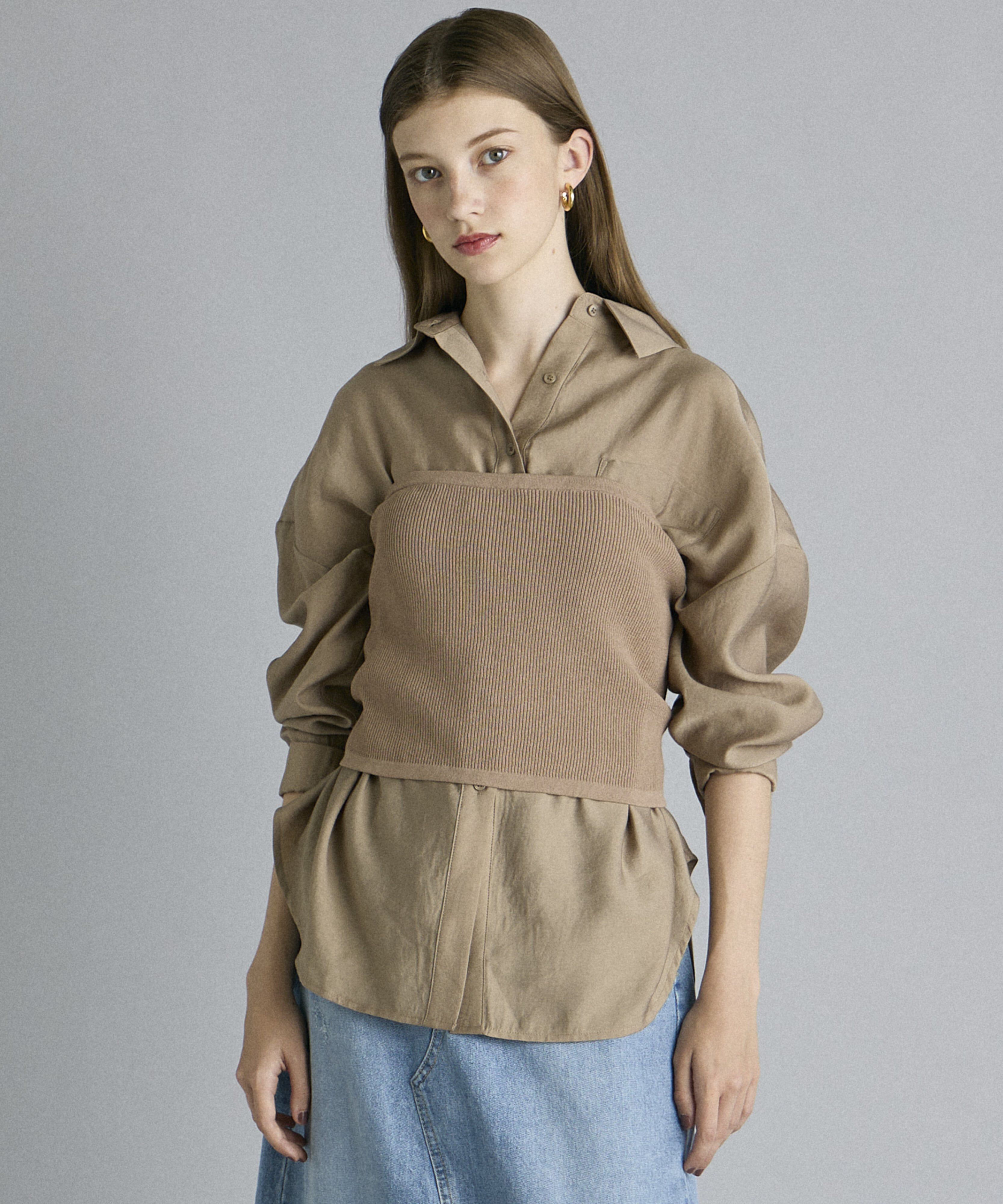 INED「《INED CLARO》ニットビスチェ」|ニット・セーター|