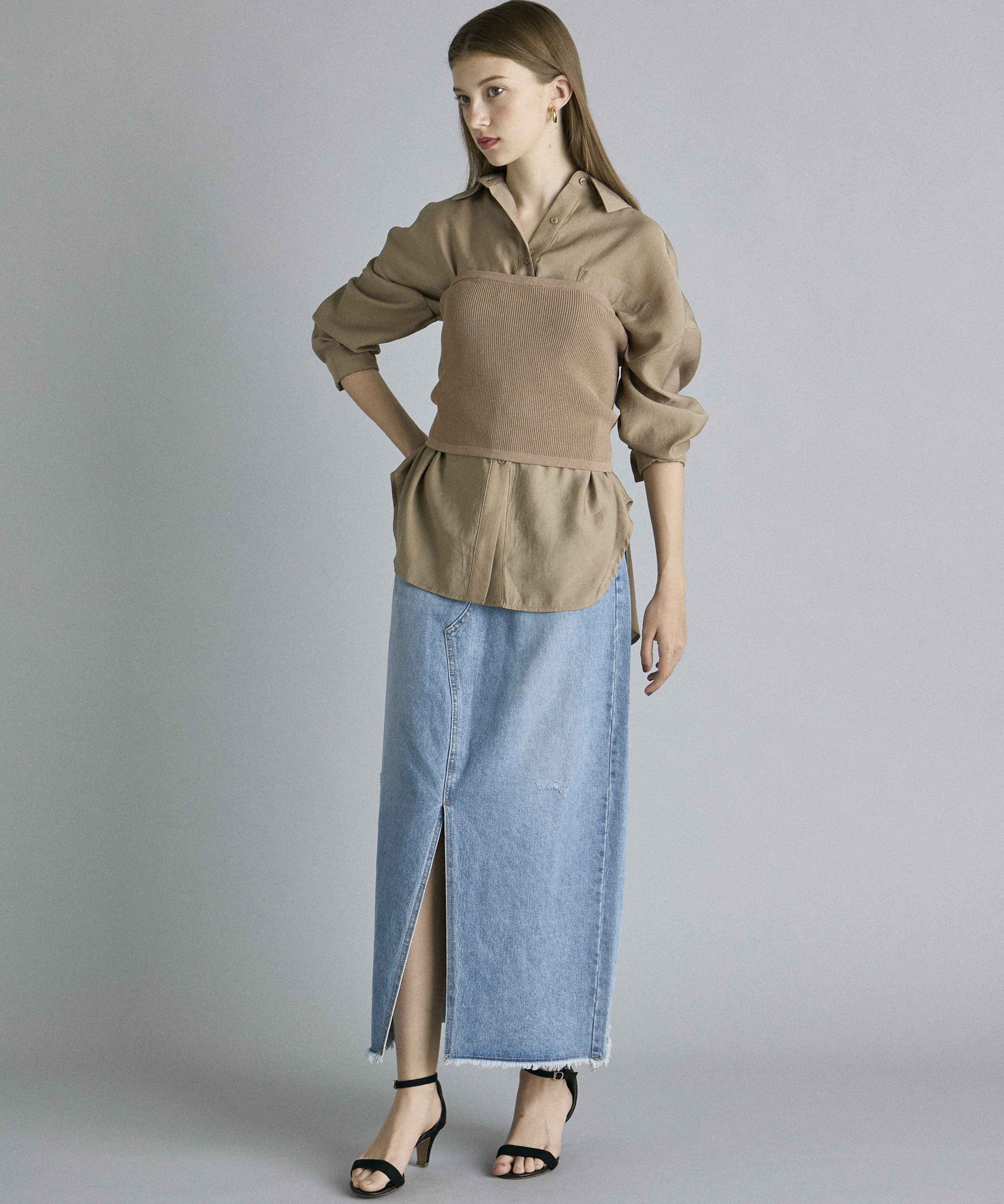 INED「《INED CLARO》ニットビスチェ」|ニット・セーター|