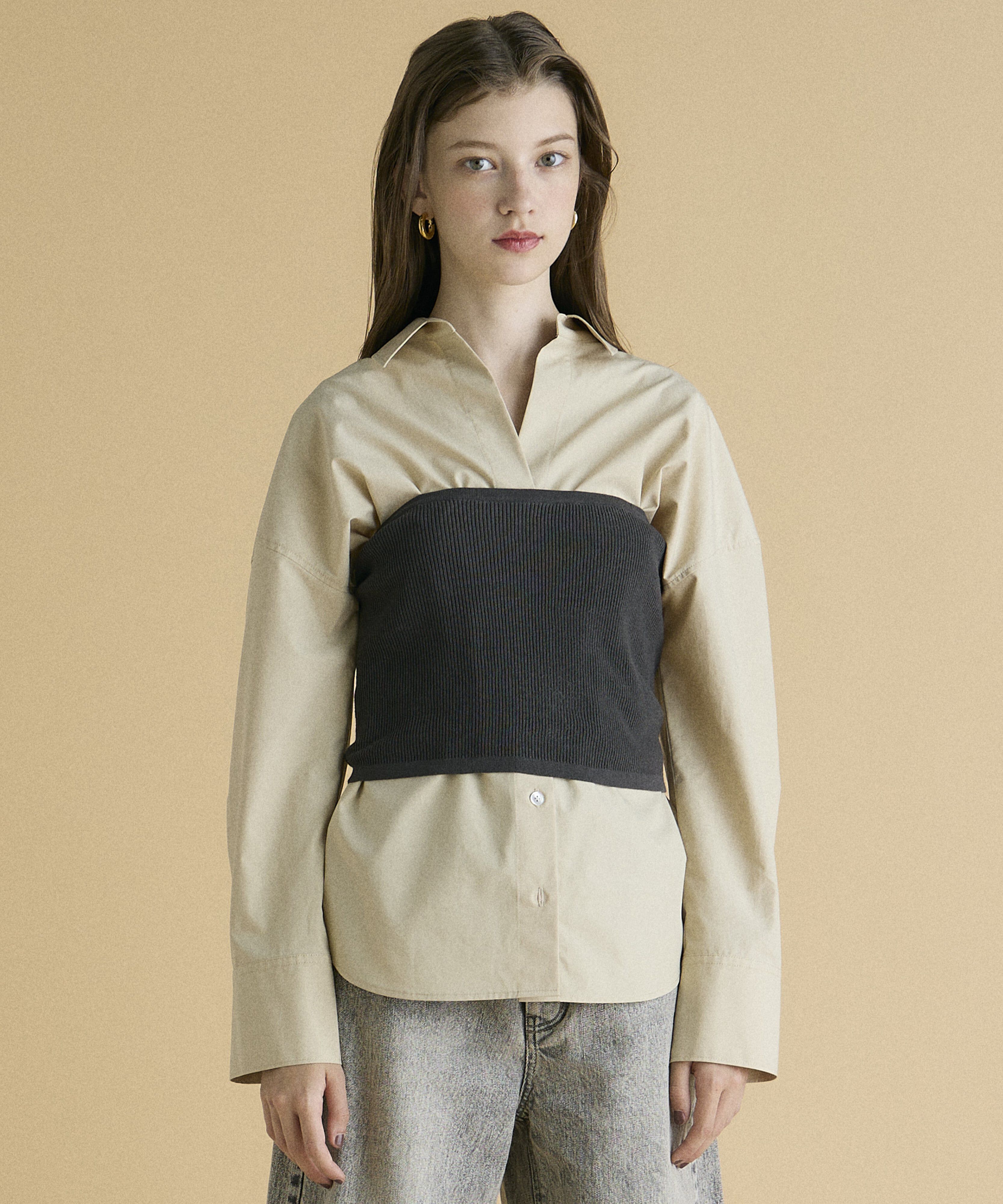 INED「《INED CLARO》ニットビスチェ」|ニット・セーター|