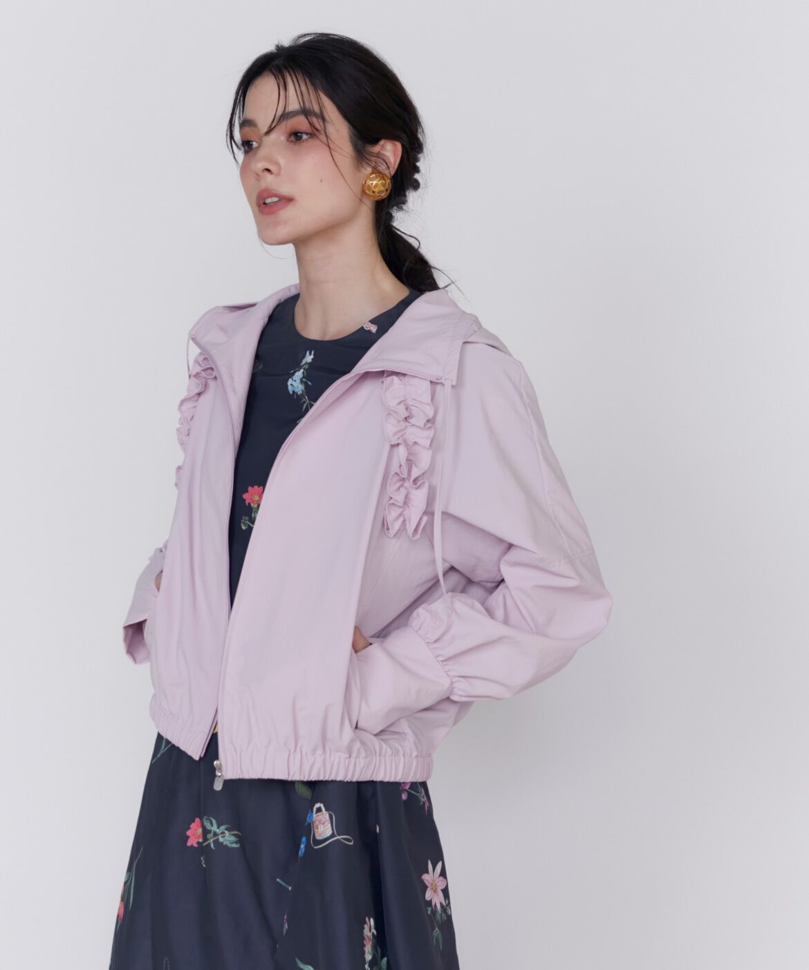 Maglie le cassetto「《大きいサイズ》ラッシュガードブルゾン」|その他|