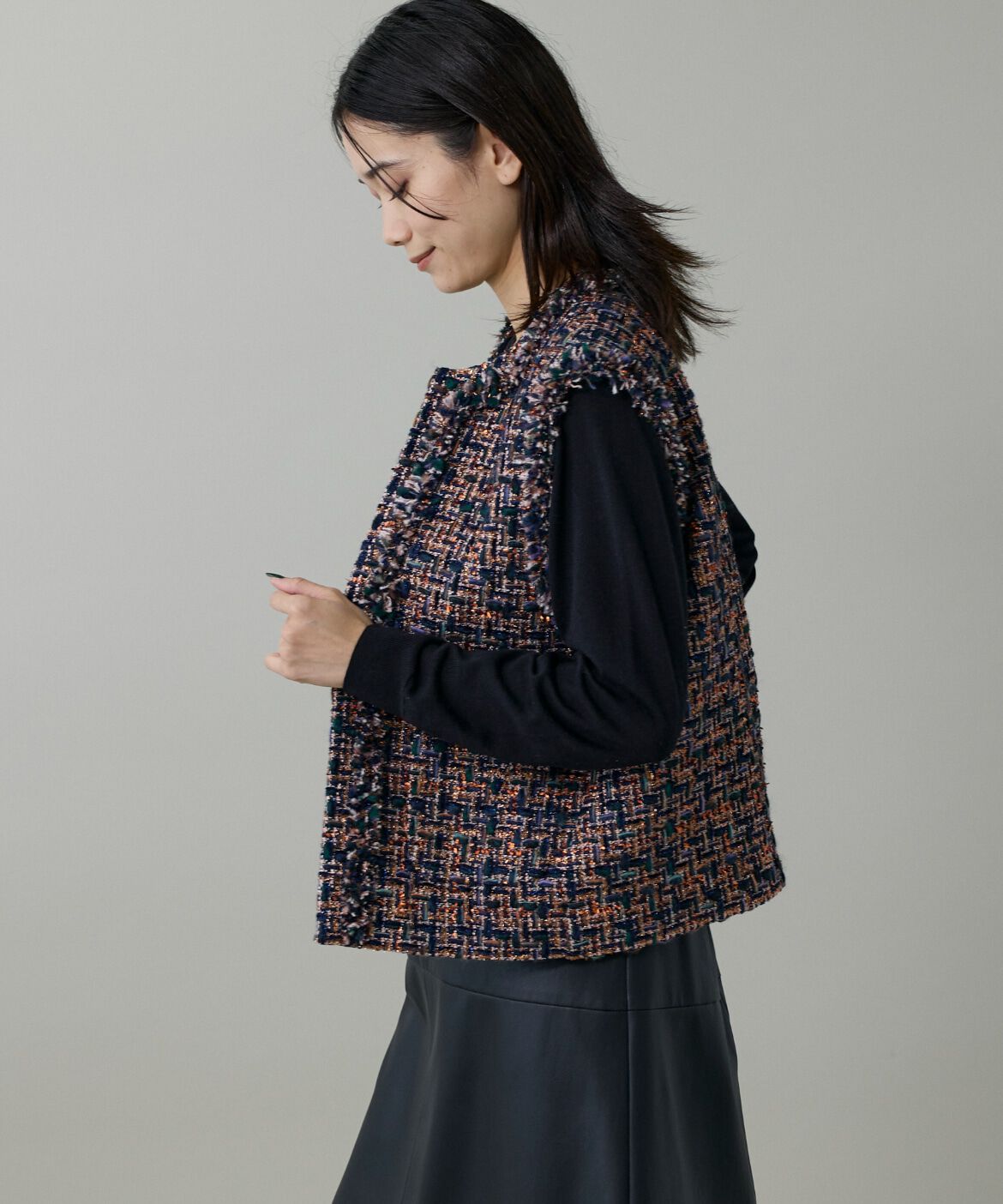 INED「ツイードジレ《TOURNIER/トゥルニエ》」|その他|