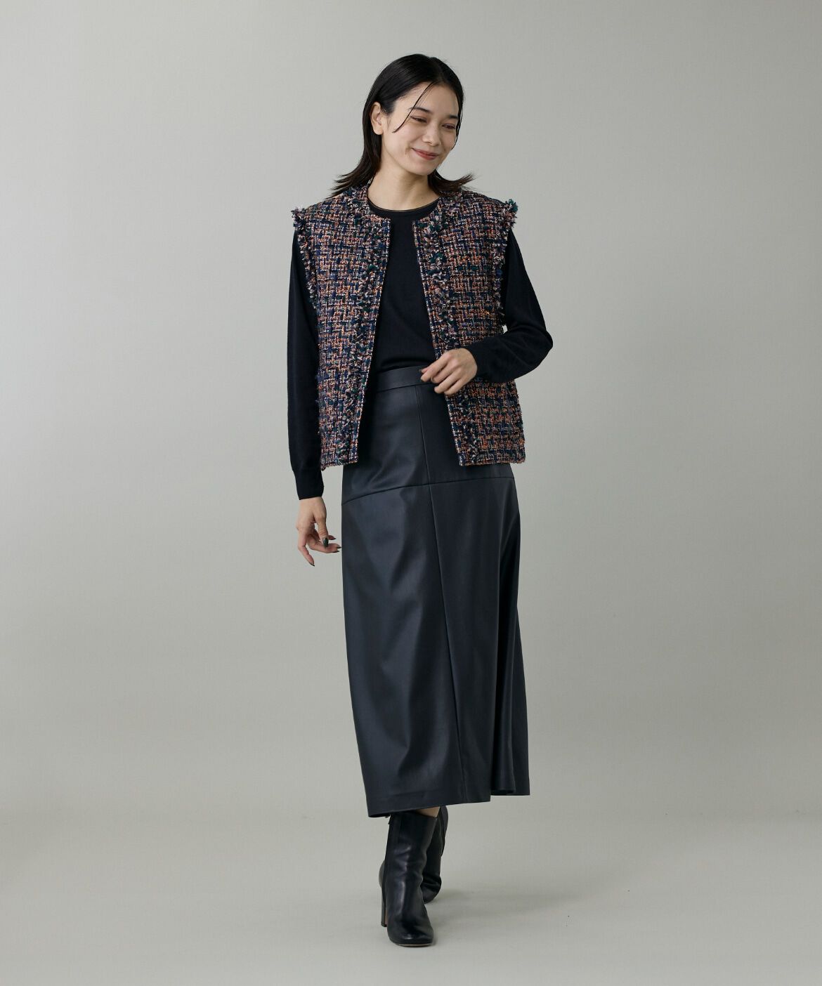 INED「ツイードジレ《TOURNIER/トゥルニエ》」|その他|