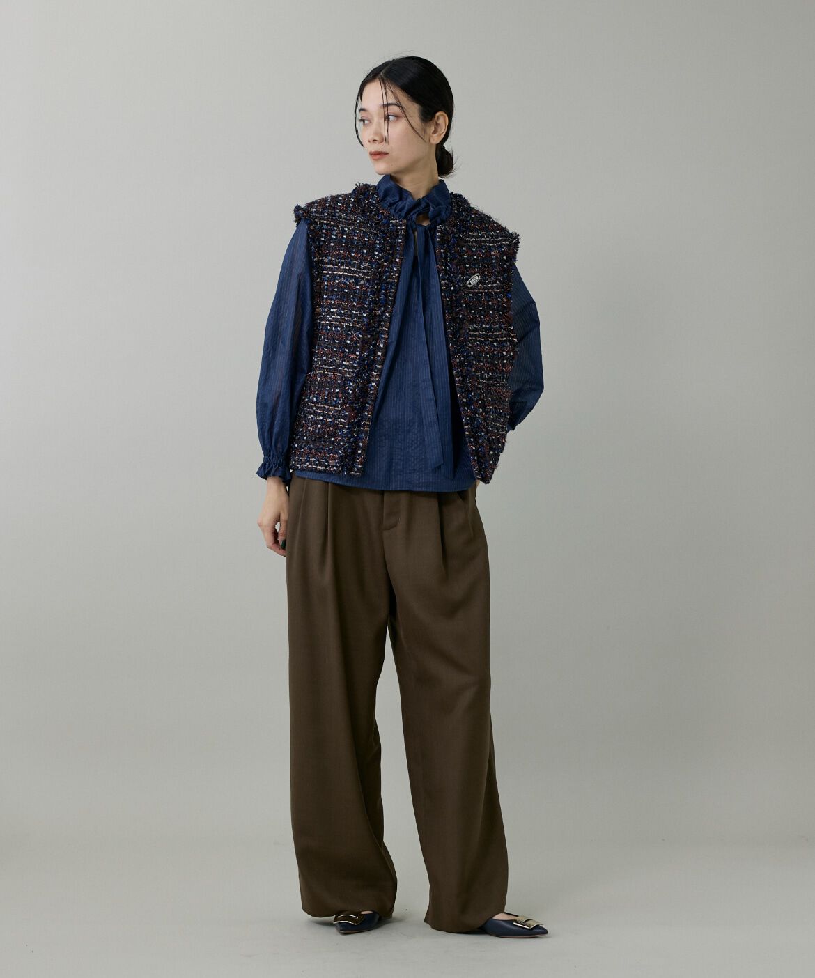 INED「ツイードジレ《TOURNIER/トゥルニエ》」|その他|