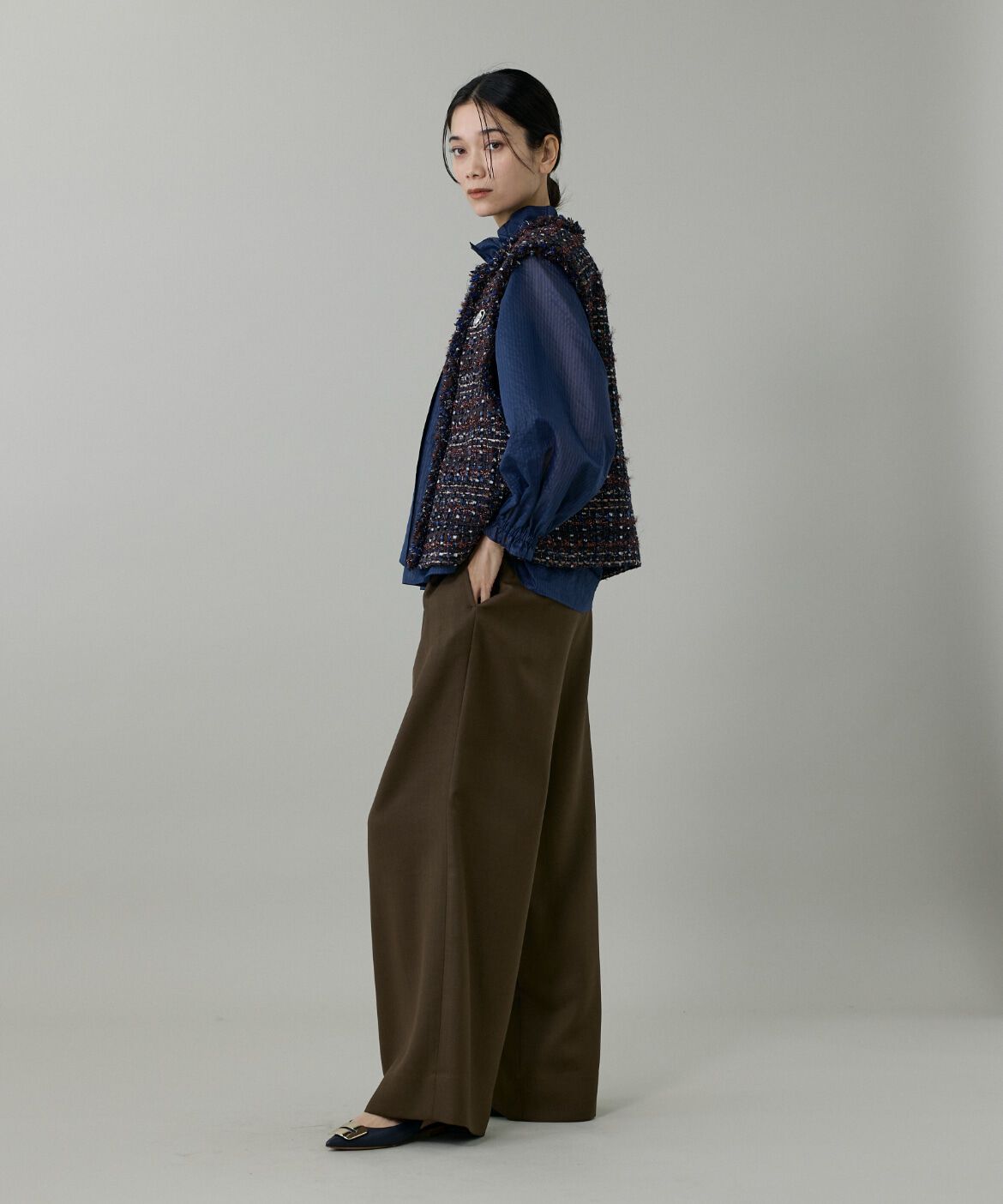 INED「ツイードジレ《TOURNIER/トゥルニエ》」|その他|