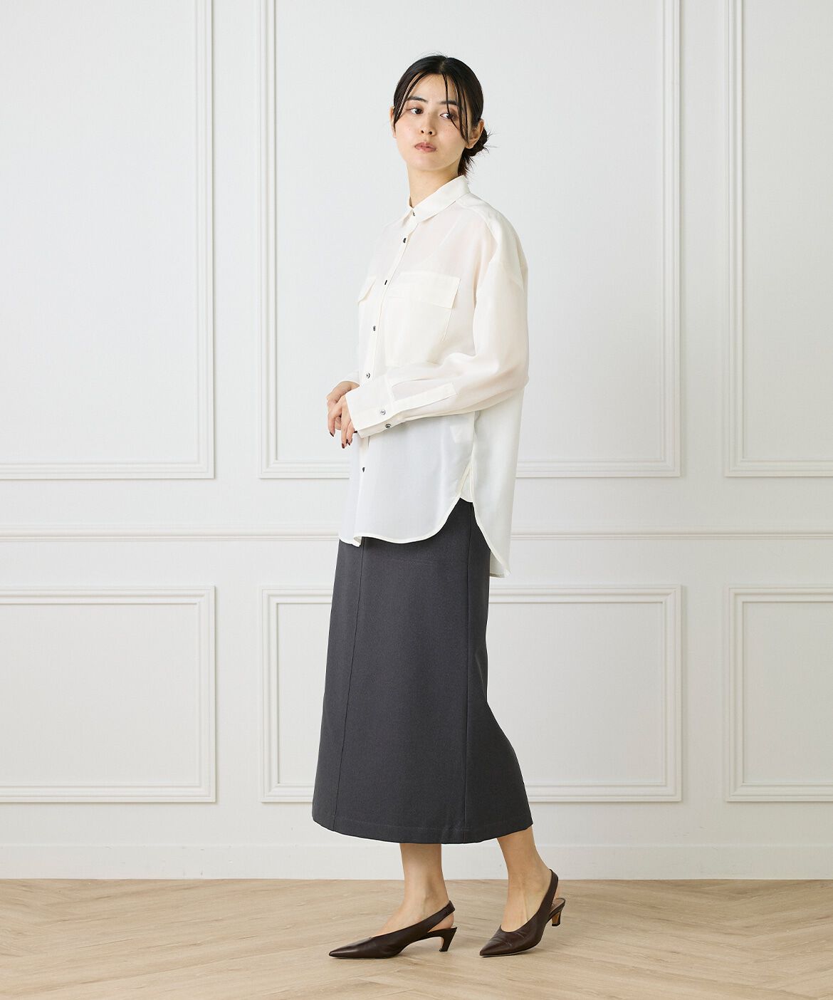 DAY by DAY it&rsquo;s international「イージースカート《ウーリッシュフラノライト》」|スカート|