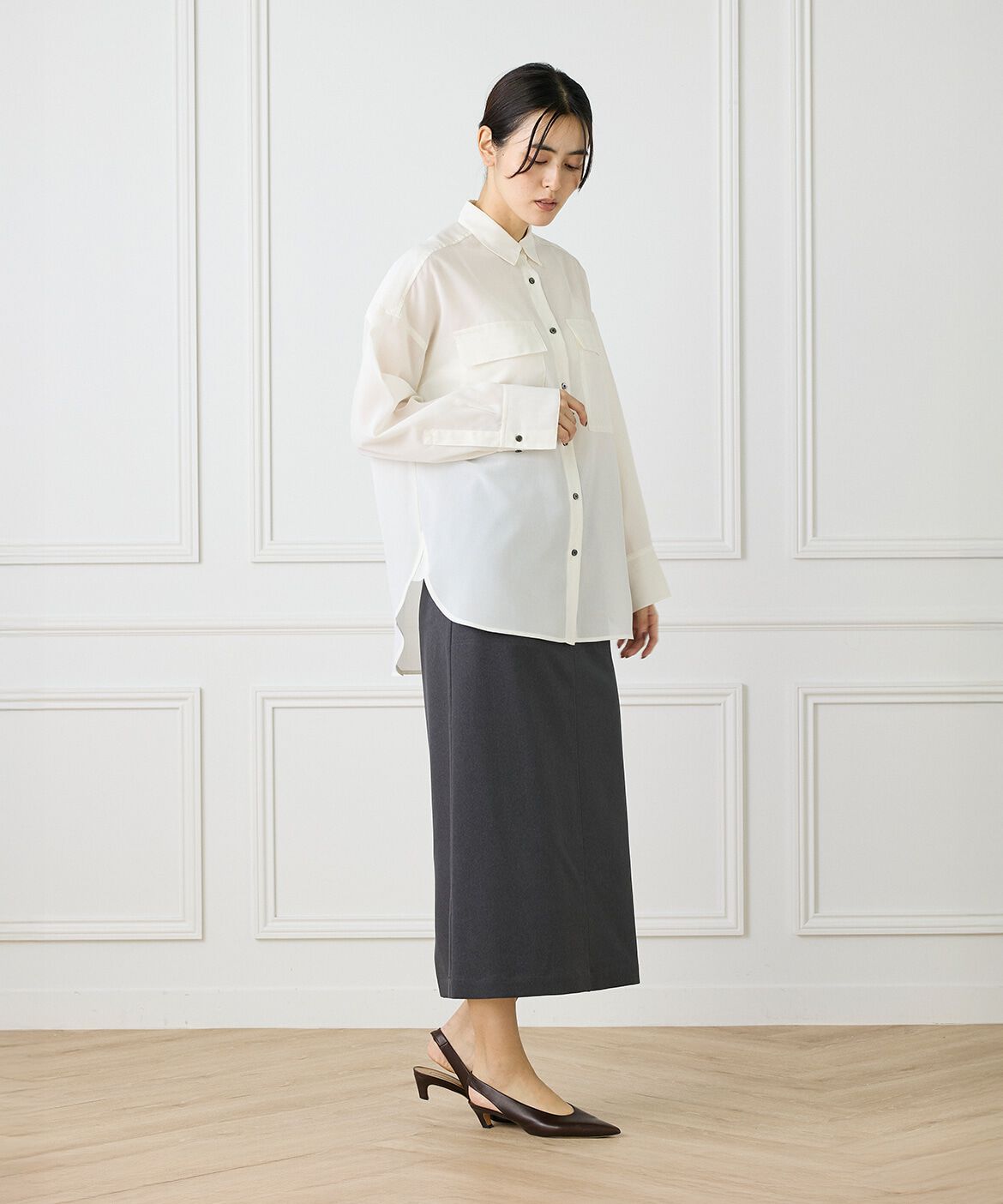 DAY by DAY it&rsquo;s international「イージースカート《ウーリッシュフラノライト》」|スカート|