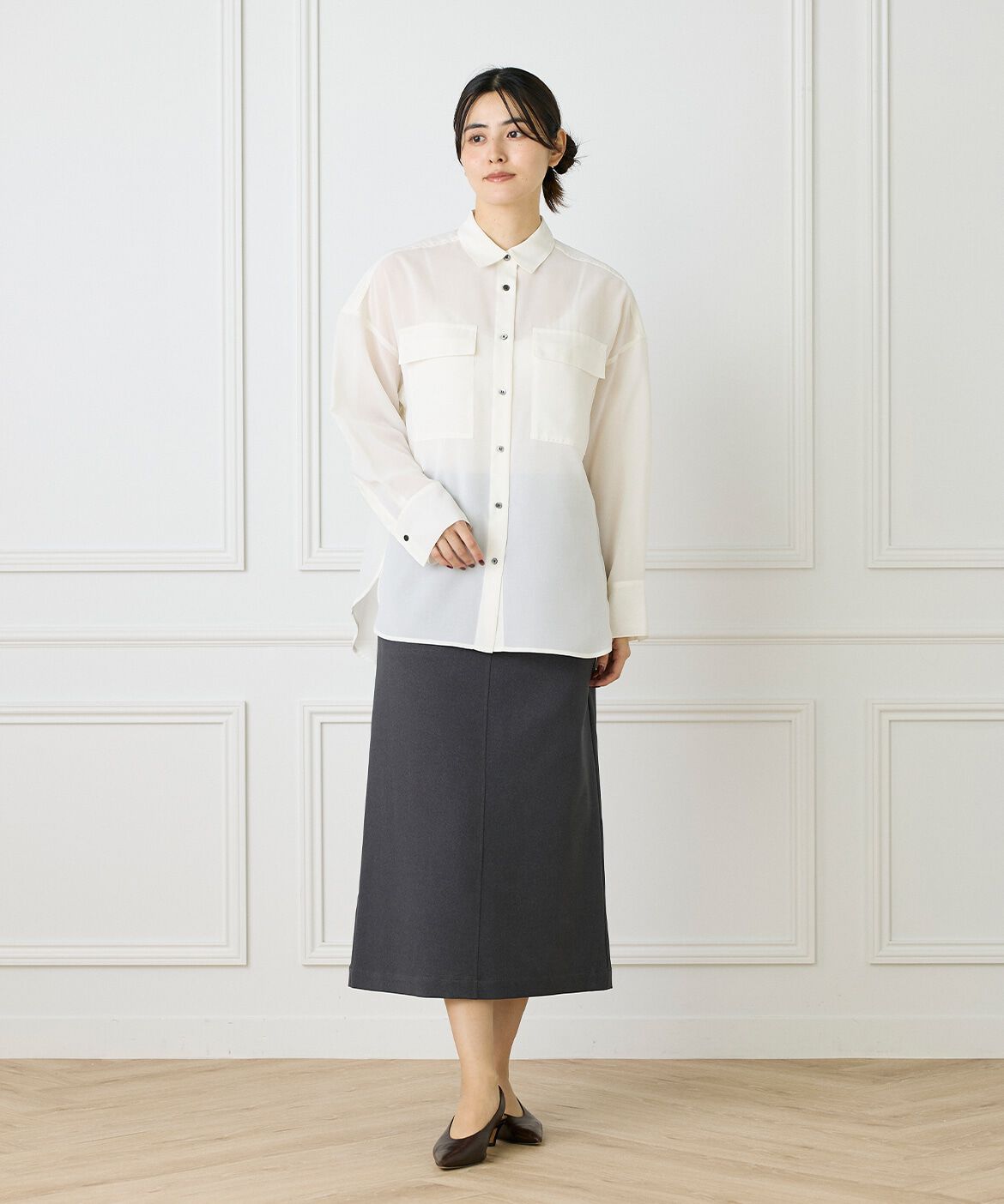 DAY by DAY it&rsquo;s international「イージースカート《ウーリッシュフラノライト》」|スカート|