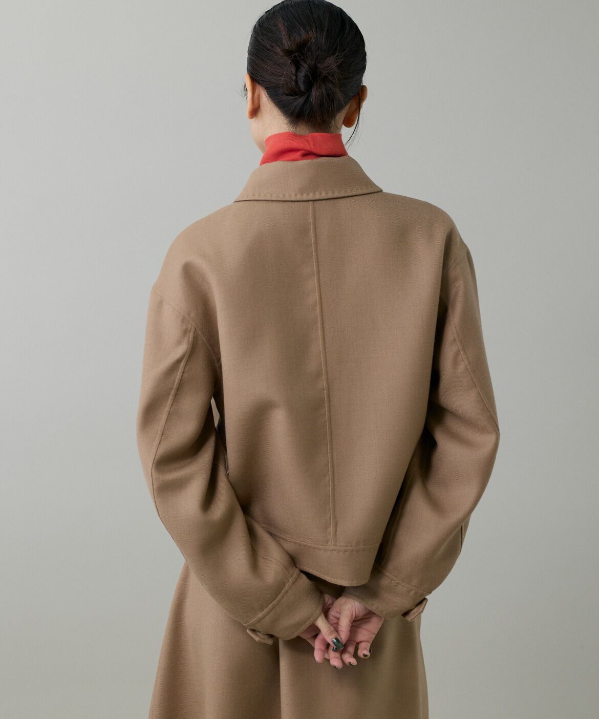 INED「《大きいサイズ》ダブルフェイスブルゾン」|その他|